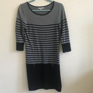 Banana Republic Striped Sweater Dress
